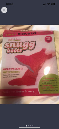 SNUGG Boots- Microwable Feet Warmers