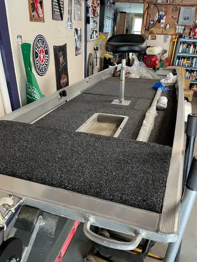 Made by Kimple. Suitable for rowing, river or lake fishing. I bought a trailer for it and had the tr...