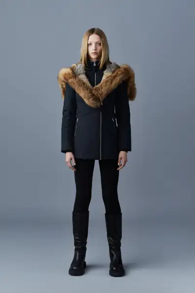 MACKAGE AKIVA Down Coat with Toscana fur trimmed hood, View more