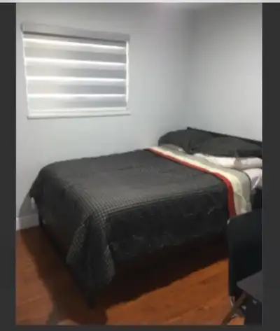 Two furnished rooms, one with double bed and one is with single bed. Both rooms has small fridge and...