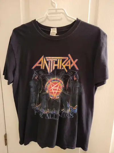 Anthrax For All King's t-shirt Size L