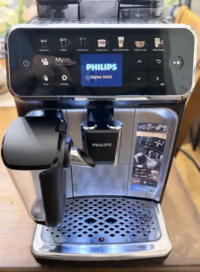 Philips 5400 Series Fully Automatic Espresso Machine - LatteGo, View more