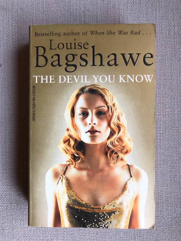 The Devil You Know by Louise Bagshawe. Paperback. Best Offer! in Fiction in City of Toronto