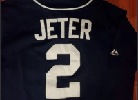 Majestic New York Yankees Jeter jersey mens Medium