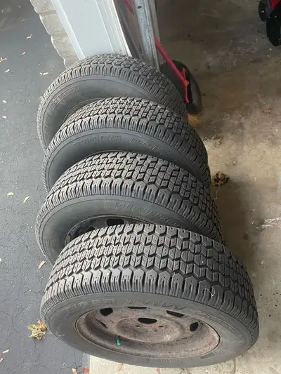Winter Tires 185/70/14 with Rims qty 4.