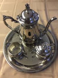 Silver Tea Set  ( Plated not sterling silver )
