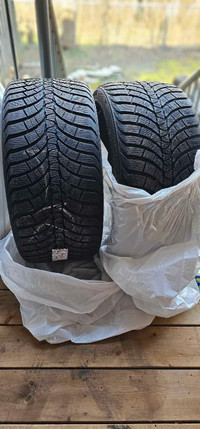 Two Kumho Wintercraft tires