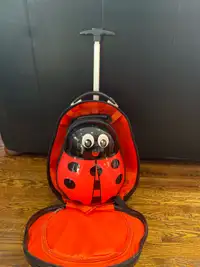 Ladybug suitcase + back pack