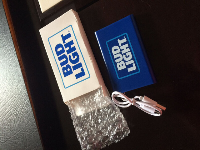 Bud light phone chargers and speakers in Cell Phone Accessories in Hamilton - Image 2