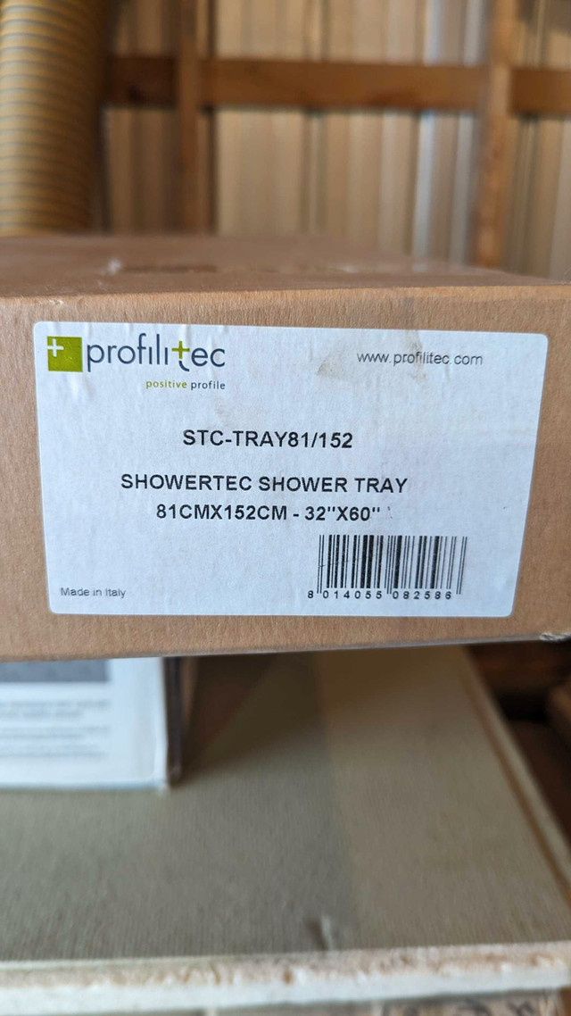 Profilitec Pre-Fab Shower Bases - 3 Available in Plumbing, Sinks, Toilets & Showers in Regina - Image 2