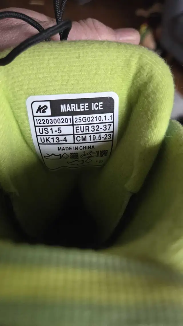 K2 Marlee Ice Girl Adjustable Skates Sz 1 to 5 in Skates & Blades in Ottawa - Image 3