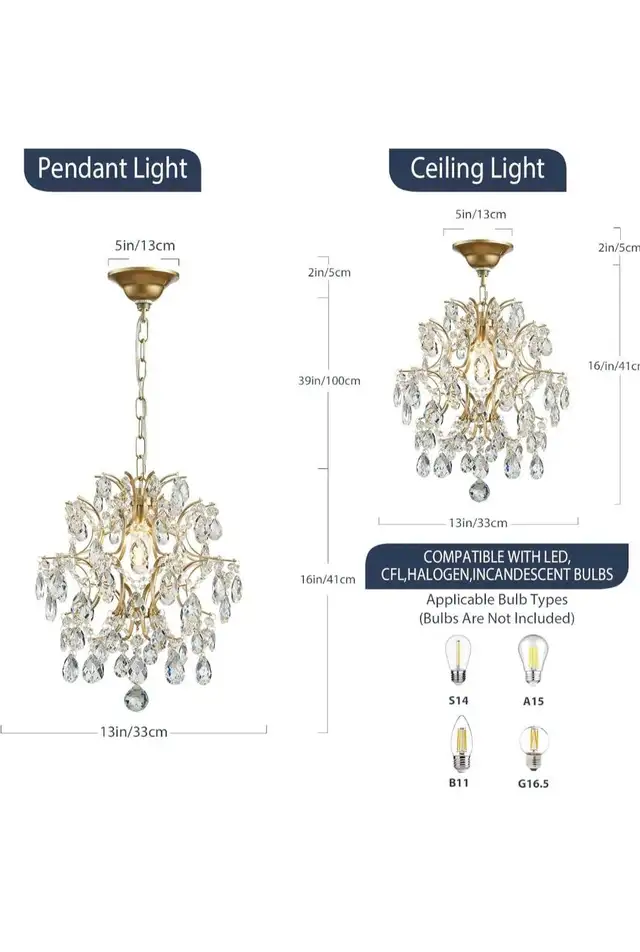 Crystal Chandelier in Indoor Lighting & Fans in Markham / York Region - Image 4