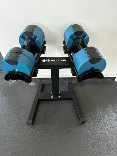 MOTV8 Dumbbells with Stand, View more