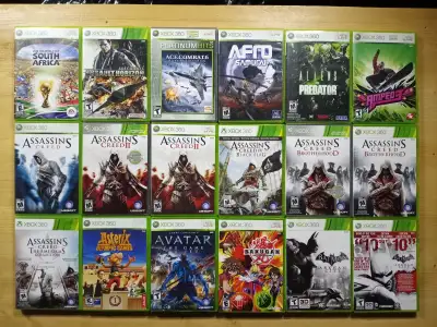 Xbox 360 Jeux Video (#-S) (Prix Dans La Description) (10 Photos), View more