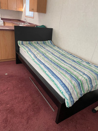 Gently used twin bed 
