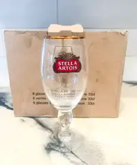Beer Glasses Stella Artois 6pk 0.33l