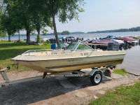 Boat with 50HP Outboard Motor
