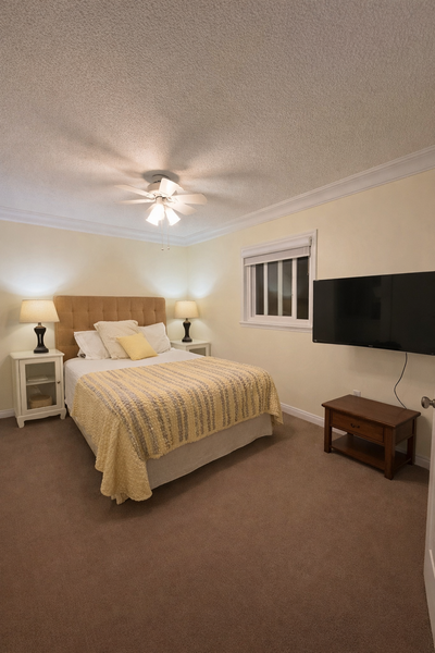 A fully furnished private bedroom with en-suite bathroom in a totally renovated, upscale executive t...