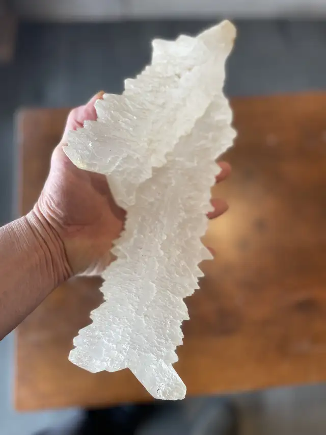 large fishtail selenite mineral specimen crystal in Hobbies & Crafts in Owen Sound - Image 5