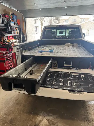 Decked Drawer System fits 6.5’ bed pick up truck. Great for tool storage. Have all parts and accesso...