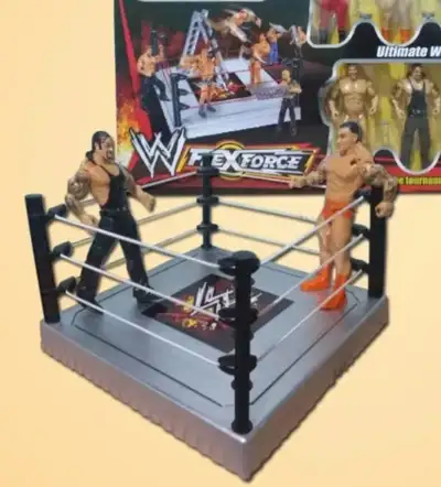 Ultimate Wrestling Play Set – 8 Figures, Ring & Accessories Get ready for non-stop action with this...