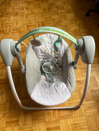 Ingenuity Compact Baby Swing - Multiple Speeds & Music, View more