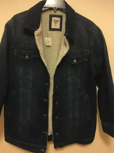 NEW WOMENS SUKO DEMIN SHERPA LINED LONG  JACKET, View more