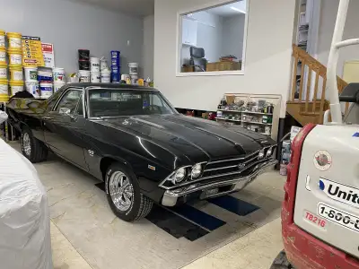 1969 Chevrolet El camino SS 396 clone, frame of restoration, automatic transmission,power steering,p...
