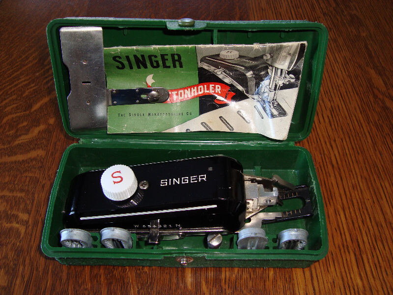 VINTAGE 1940'S SINGER BUTTONHOLER ATTACHMENT for sale  