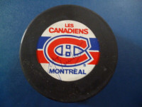 Yvon Lambert signed NHL Montreal Canadiens hockey puck
