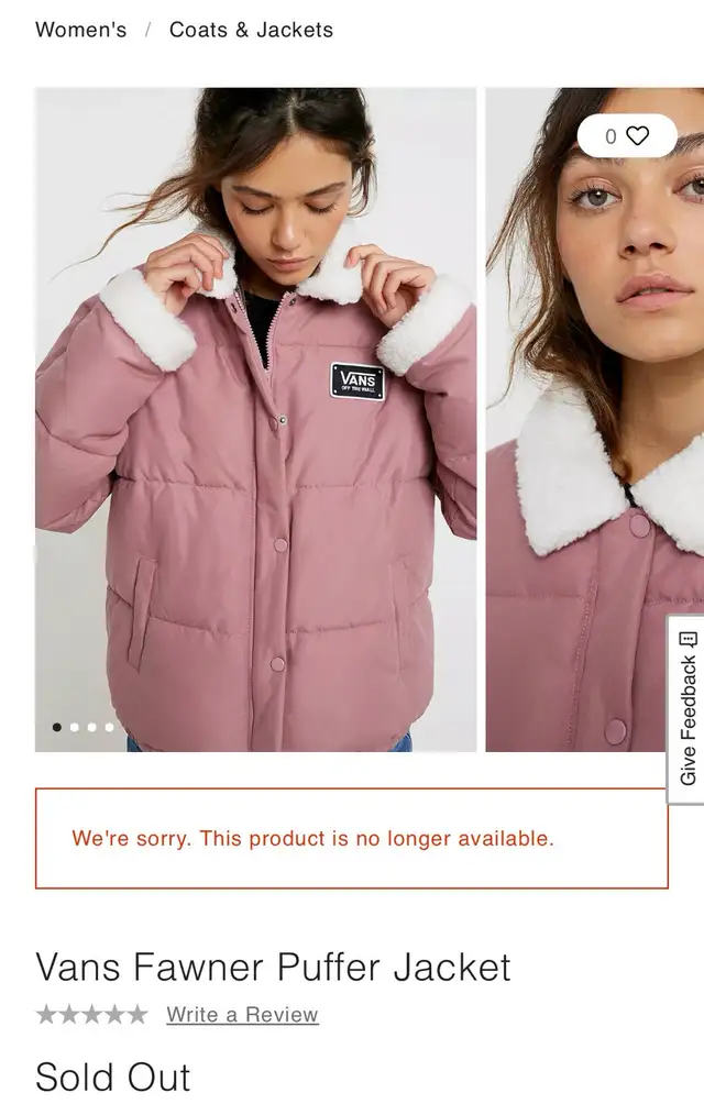 Vans Fawner Puffer Jacket/Sherpa Collar - Size XS in Kids & Youth in City of Toronto - Image 8
