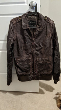 Leather OBEY Jacket (NEGOTIABLE)