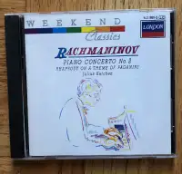CD RACHMANINOV: Piano Concerto No. 2 JULIUS KATCHEN