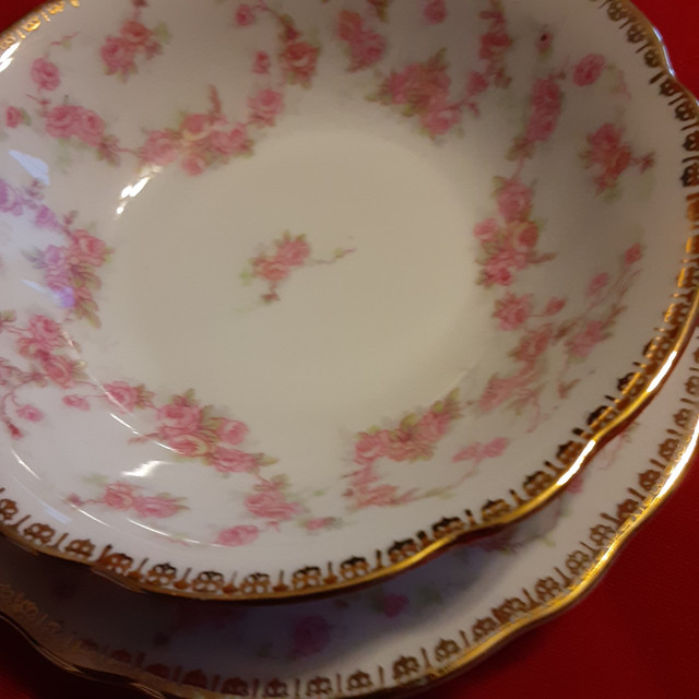 Bavaria Original Bridal Rose Dinnerware China Germany 7 Pieces in Arts & Collectibles in Stratford - Image 4