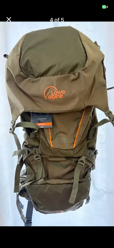 Lowe Alpine Diran 55:65 Backpack  (NEW w/ Tags), View more