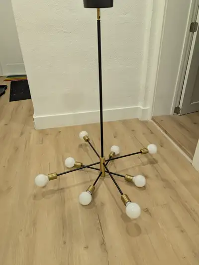 Modern chandelier light fixture / lustre moderne, View more