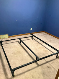 Queen bed frame. Foldable. $40