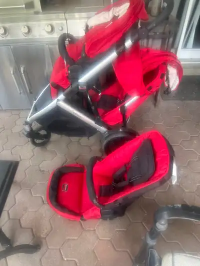  Double stroller, View more