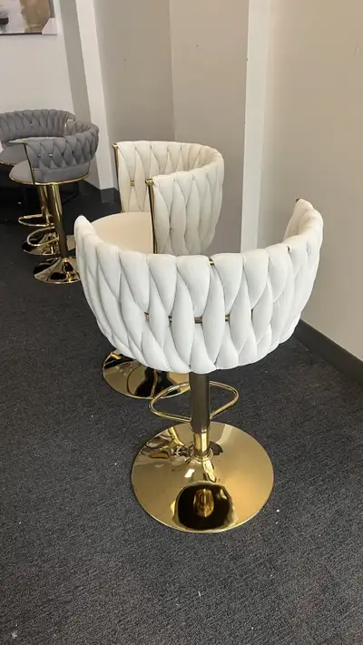 modern Swivel Adjustable Height Bar Stool  Velvet Barstool with , View more
