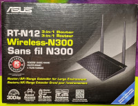 Asus RT-N12 D1 Wireless N300 Router