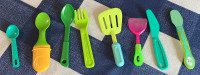 Toy Cutlery Lot Green