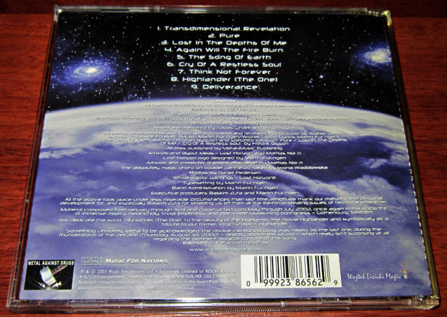 CD :: Lost Horizon – A Flame To The Ground Beneath in CDs, DVDs & Blu-ray in Hamilton - Image 2