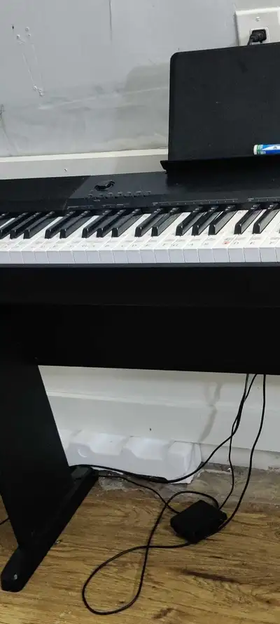 White colored 88 KEYS LIGHT UP PIANO KEYBOARD, View more