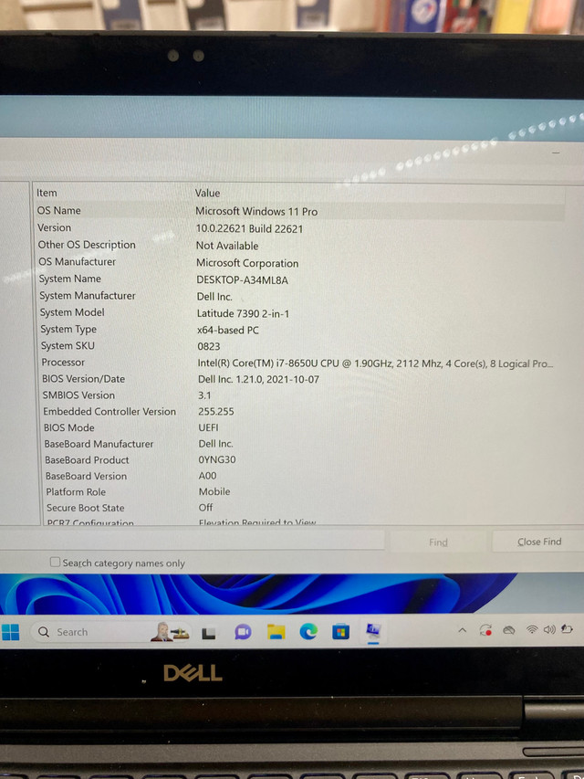 Dell Latitude 7490 2-in-1 , Intel Core i7, 16GB RAM, 256GB SSD in Laptops in London - Image 4