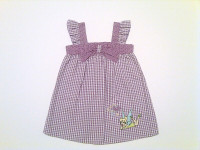 Girls Purple & White Tinkerbell Dress