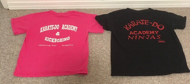 Kids Karate Do Academy T-shirts sz 6/8, sz XS in Other in Medicine Hat
