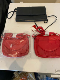 NEW RED PURSES