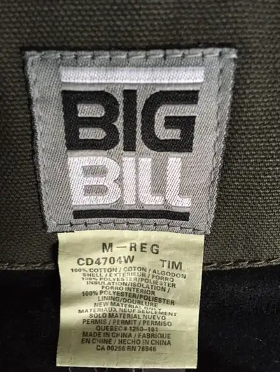 BIG BILL / Hooded Work Jacket / Size M / Brand New, View more
