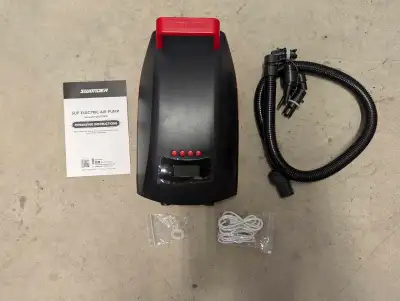 Inflate your paddle boards and more with this SWONDER SEAWOLF S20Li electric air pump, boasting a ro...