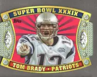 Tom Brady 2011 Topps Super Bowl Legends card